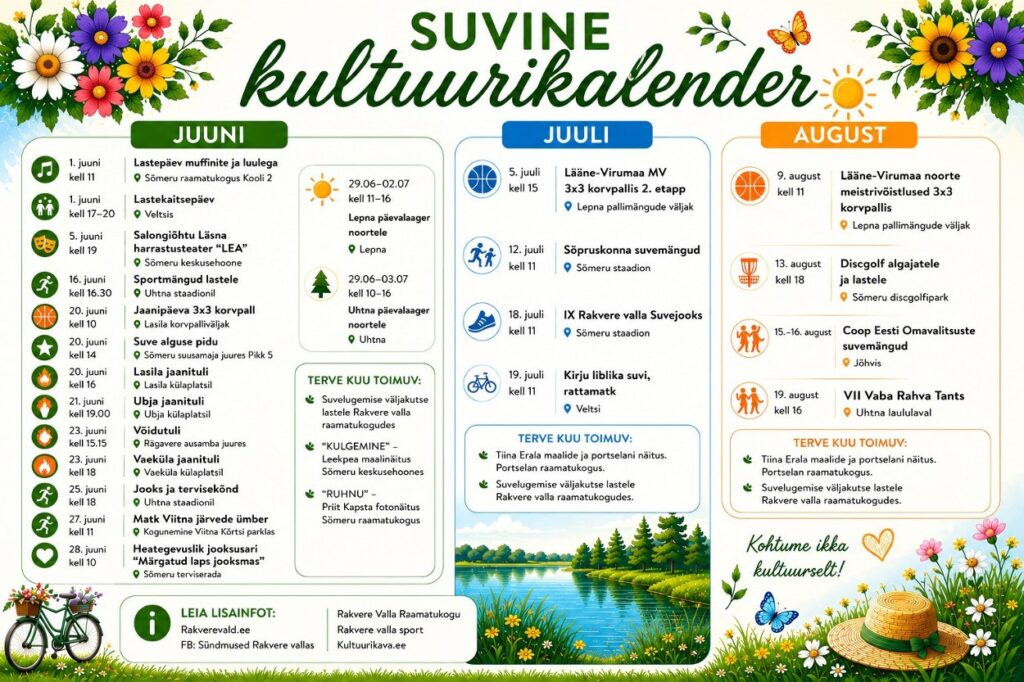 Suvine kultuurikalender 2026
